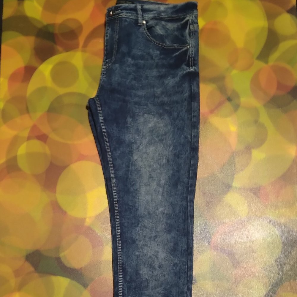 BENJAMIN FRANKLIN MENS BLUE JEANS